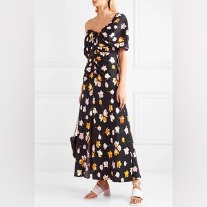 Self-Portrait Off Shoulder Floral Printed Dress Sz 2, Style: SP21-076
